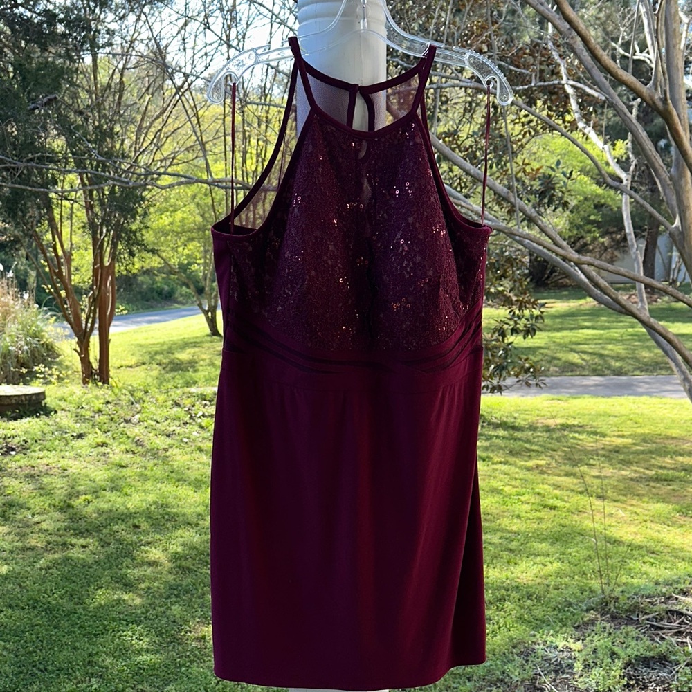 Morgan & Co. Wine Red Women's Dress